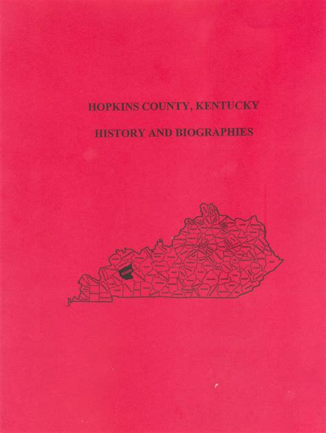 Hopkins County Kentucky History and Biographies - Southern Genealogy Books