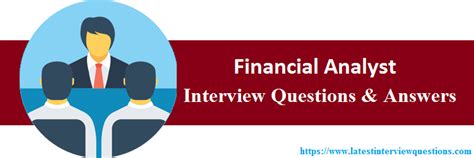 TOP 25+ Financial Analyst Interview Questions and Answers 2019