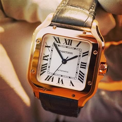 cartier watch mens gold - Shayna Bunch