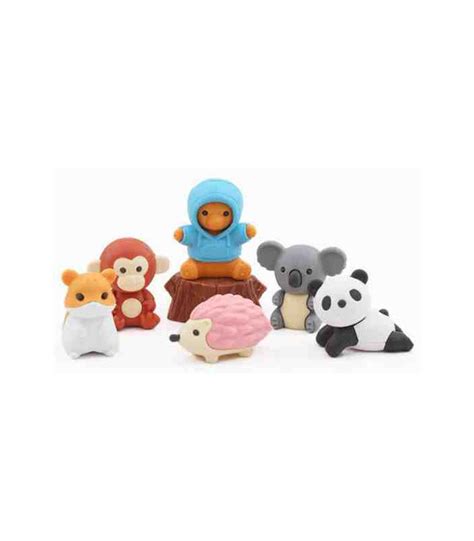 Iwako Puzzle Eraser – Animals in Forest - (Erasers with different ...