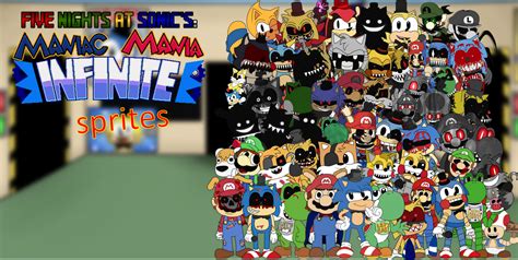 fnas Maniac Mania Infinite sprites by toymario123 on DeviantArt