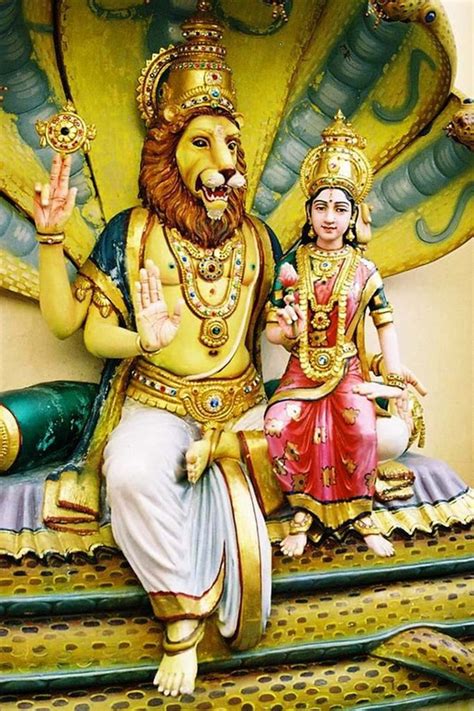 Narasimha, 4th incarnation of Lord Vishnu - Goddess Vidya