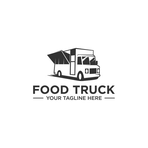 Food Truck Logo Design 8915369 Vector Art at Vecteezy