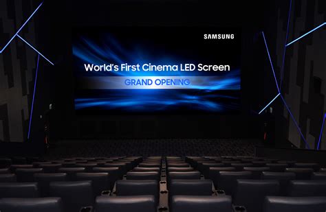 Samsung Debuts World’s First Cinema LED Display – Samsung Newsroom India