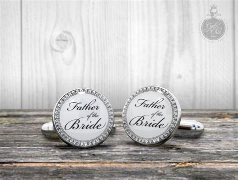 Wedding Cufflinks Father of the Bride Very Elegant Wedding - Etsy