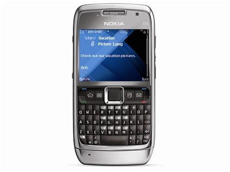 Nokia E71 Unlocked GSM Bar Phone with Full QWERTY Keyboard 2.36" Gray 110 MB internal dynamic ...