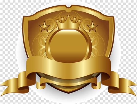 Gold Shield Logo Clip Art