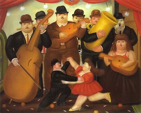 Dancing in Colombia, 1980 - Fernando Botero - WikiArt.org