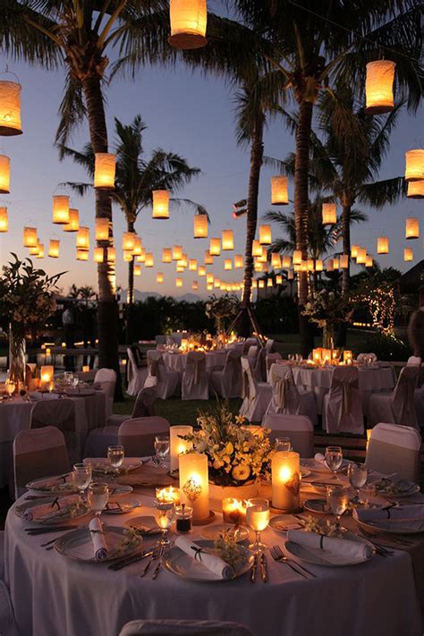 Outdoor Wedding Ideas: 20 Amazing Ways to Use Floating Lanterns - Elegantweddinginvites.com Blog