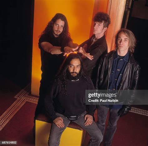 Group portrait of members of the Rock band Soundgarden as they pose... News Photo - Getty Images