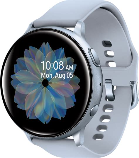 Samsung Galaxy Watch Active2 Smartwatch 44mm Aluminum Cloud Silver SM-R820NZSAXAR - Best Buy