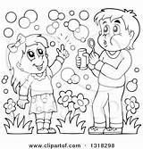 Blowing Bubbles Sheet Coloring Pages sketch template