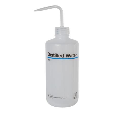 500mL Distilled Water Nalgene™ Right-to-Understand LDPE Wash Bottle with Natural Dispensing ...