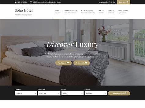 32 Best Hotel WordPress Themes 2025