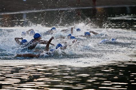 Hy-Vee Triathlon | The start of the women's swimming leg. Ph… | Flickr