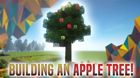 How to build an APPLE TREE in Minecraft - Timelapse - YouTube