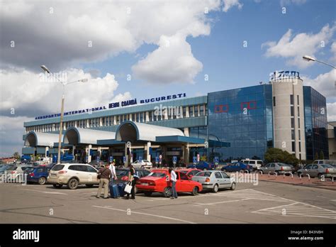 Bucharest Romania Otopeni Airport international departures building ...