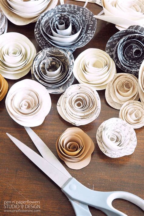 How to Make Easy DIY Spiral Paper Flowers