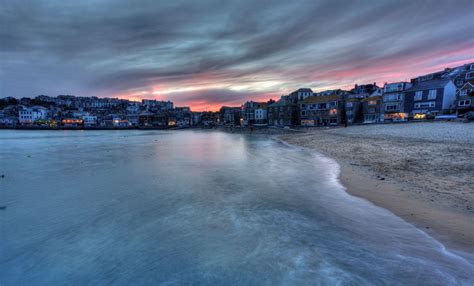 St Ives Harbour - Winter Sunset | Winter sunset, St ives, St ives bay