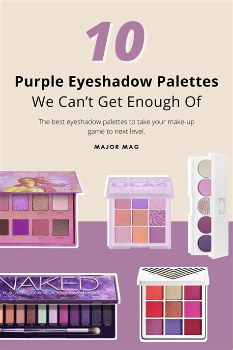 10 Best Purple Eyeshadow Palettes & Eye Makeup Looks - Major Mag ...