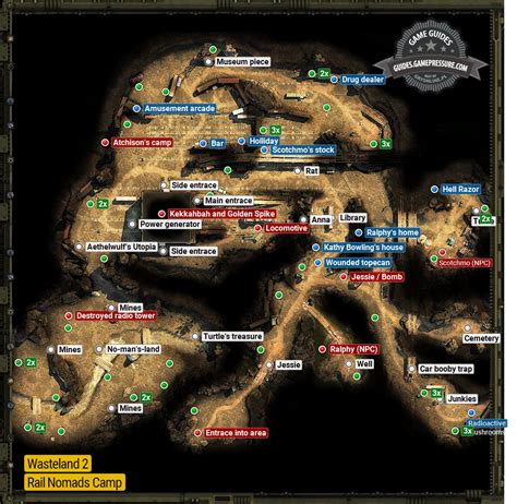 Topekan camp | Rail Nomad Camp - locations - Wasteland 2 Game Guide ...