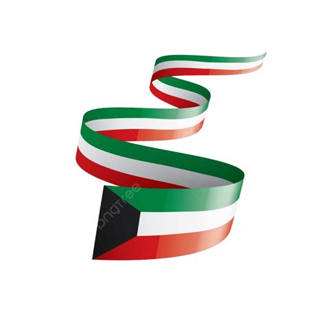 Kuwait Flag Clipart PNG Images, Kuwait National Flag Vector Country ...