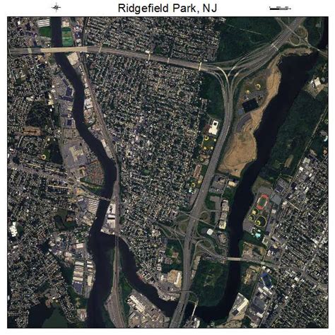 Aerial Photography Map of Ridgefield Park, NJ New Jersey