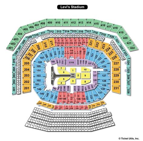 Levi Stadium Seating Chart With Seat Numbers | Cabinets Matttroy