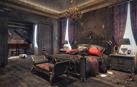 Awesome Top 10+ Awesome Modern Gothic Bedroom Ideas That Will Make Your Bedroom Elegant https ...