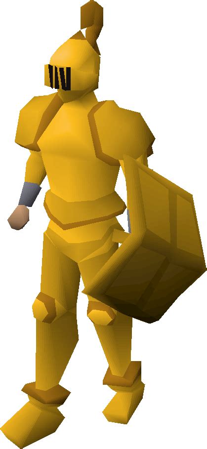 File:Gilded armour set (lg) equipped.png - OSRS Wiki