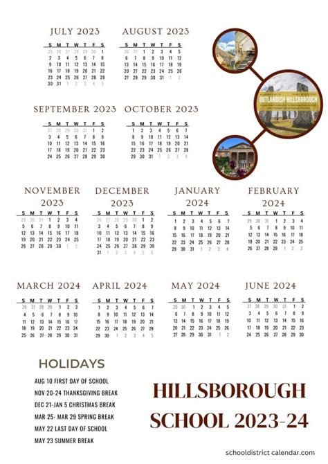 Hillsborough County School District Calendar Holidays 2023-2024