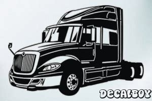 Semi Trailer Truck Decal