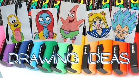 POSCA MARKERS Drawing Ideas / Satisfying Art Compilation - YouTube