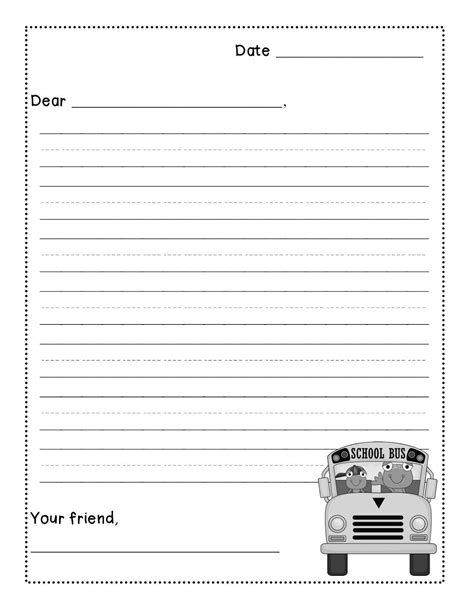 Printable Letter Writing Worksheets - LetterWorksheet.net