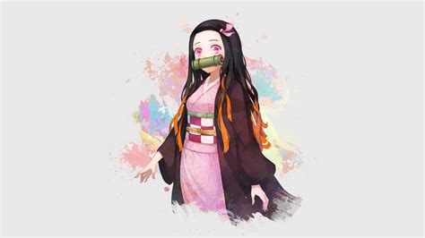 Nezuko Minimalist Wallpapers - Wallpaper Cave