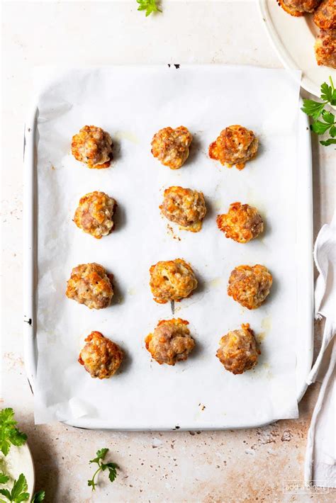 Sausage Balls Recipe - Add a Pinch