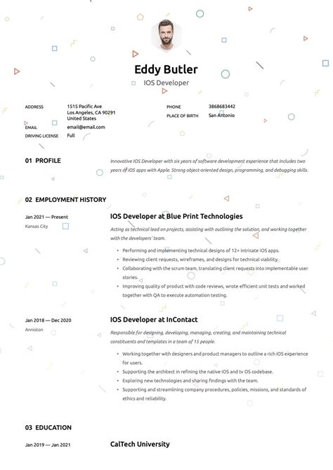 21 iOS Developer Resume Examples & Guide for 2023