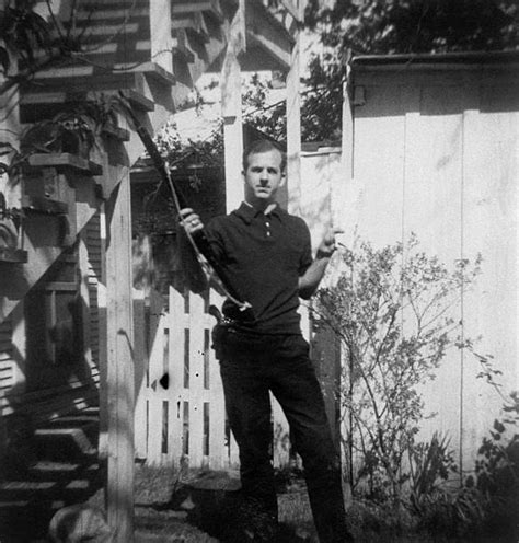 Lee Harvey Oswald Backyard Photograph Pictures | Getty Images