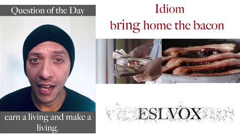 Idiom: Bring home the bacon - YouTube