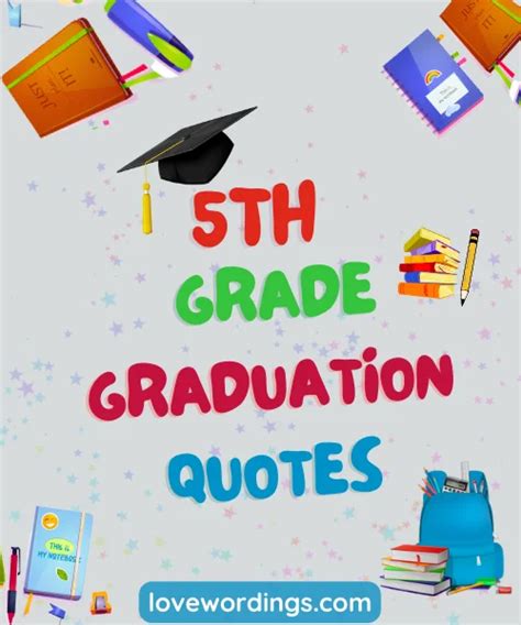 250+ Best 5th-Grade Graduation Quotes & Captions [2023] - Love Wordings