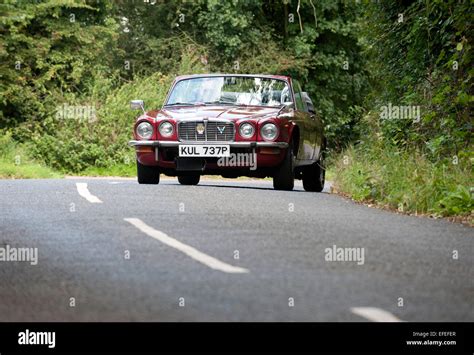 Jaguar XJ6 convertible, and aftermarket conversion Stock Photo - Alamy