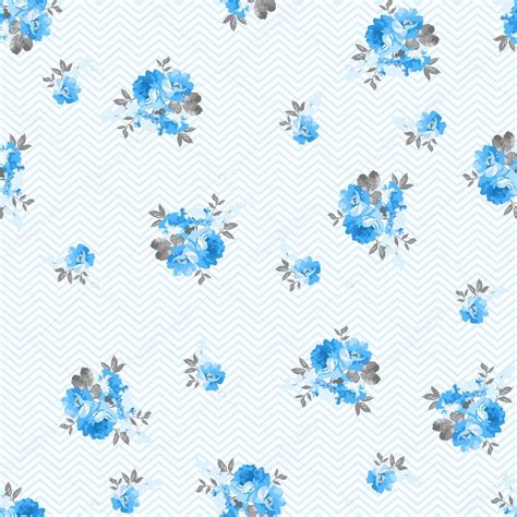 Floral pattern with blue roses — Stock Vector © LoveLava #91190244