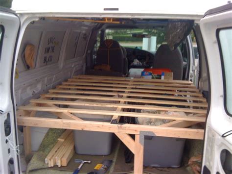 Pin by Ian K on van bed frames | Van bed, Van conversion bed frame, Van life diy