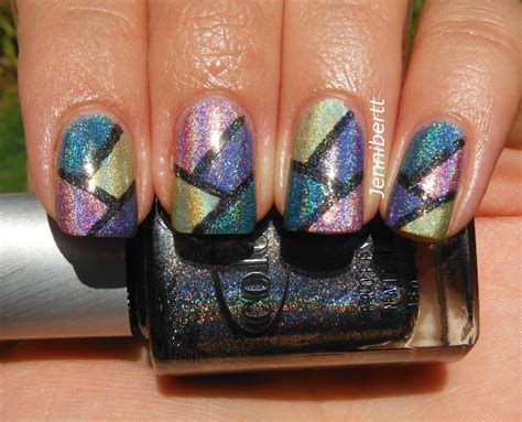 Jennibertt's Nails: Holographic Nail Art