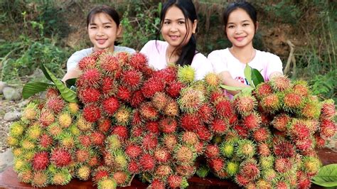 Rambutan Fruit Dessert Recipe - Cooking Rambutan Fruits - My Food My ...