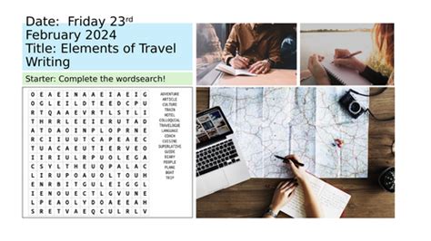 Bill Bryson Travel Writing SOW | Teaching Resources