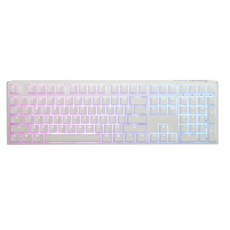 Ducky One 3 Pure White Mechanical Keyboard - Keybumps