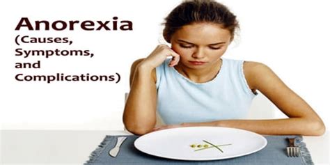 Anorexia (Causes, Symptoms, and Complications) - Assignment Point