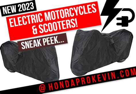 NEW 2023 Electric Honda Motorcycles & Scooters Releasing Soon! | Official Announcement Update...