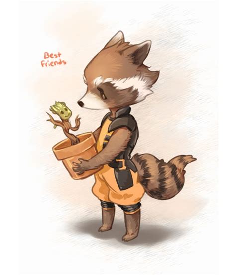 Need More Rocket And Groot? Here's a Ton of Fan Art to Warm Your Heart